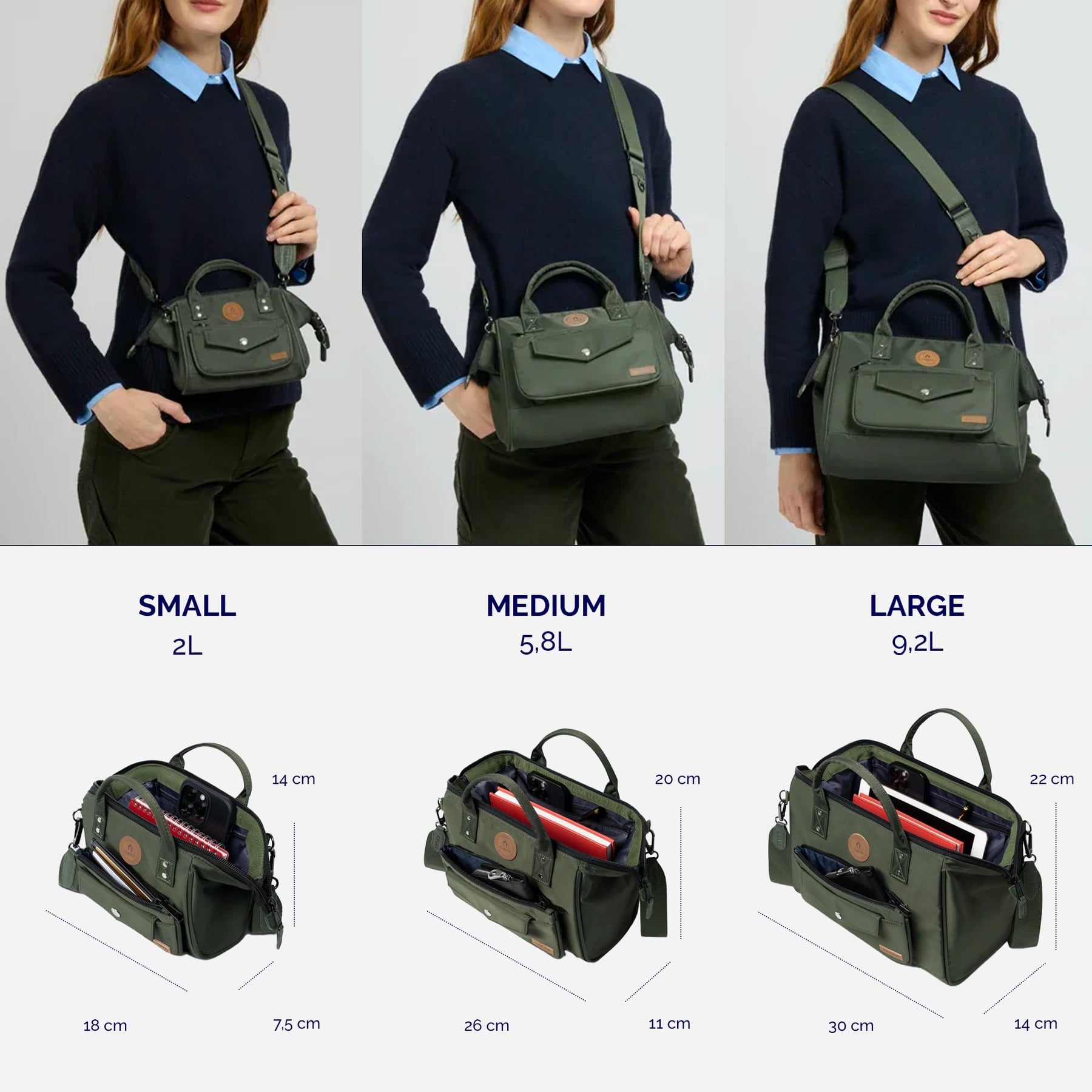Crossbody Adventurer Medium Burlington - Cabaia - 