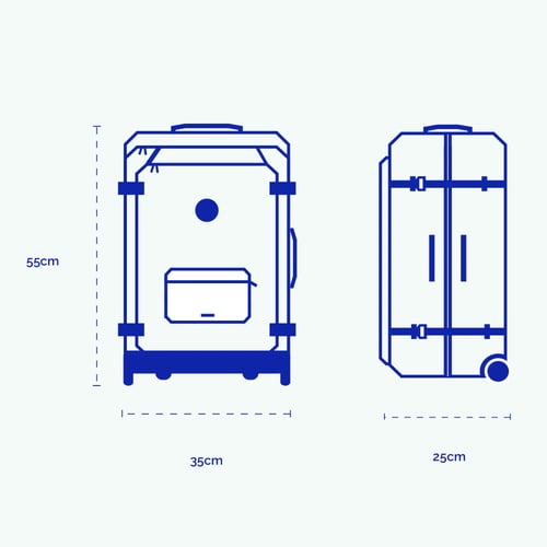 Valise souple 2 roues Small Getaria - Cabaia -  - Cabaia