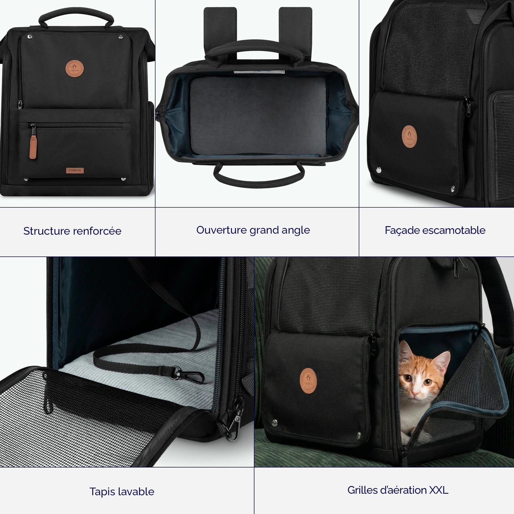 Sac à dos Adventurer pour Animaux Berlin - Cabaia - 