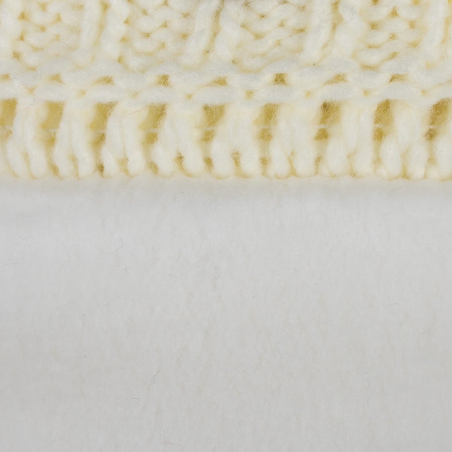 Bonnet Bamboo Cream x Rouge - Polaire - Cabaia - 